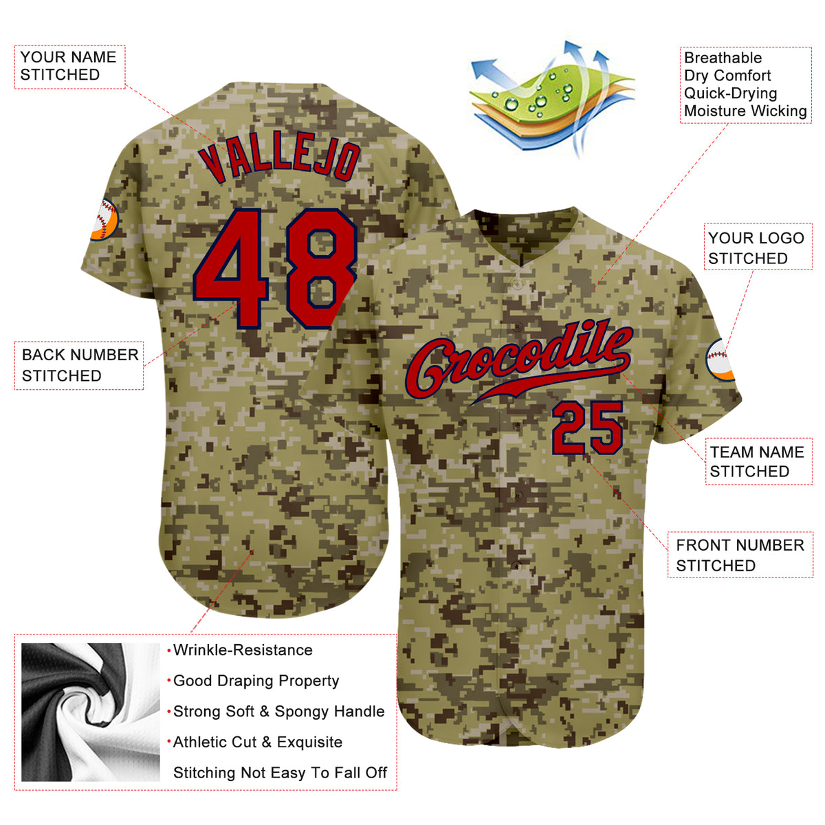 Camo reds jersey hotsell