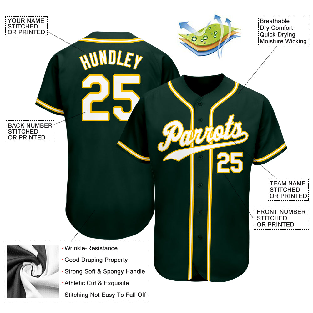 Green Basketball Oakland Athletics Custom Name Baseball Jersey