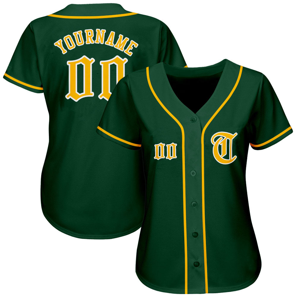 Cheap Custom Green Gold 3D Oakland City Edition Fade Fasion Authentic  Baseball Jersey Free Shipping – CustomJerseysPro