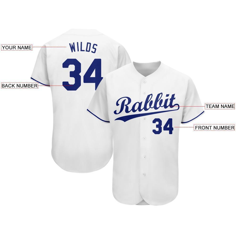 Los Angeles Dodgers Pinstripe Jersey - White/Royal
