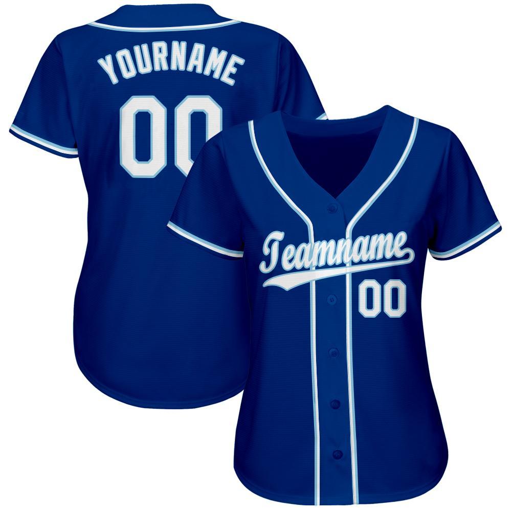White Label Mfg Costanza Brand Cotton Baseball Uniforms - Unisex T-Shirt Royal Blue / M