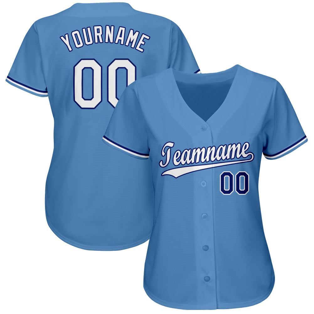 Custom Brooklyn Dodgers Baseball Jerseys, Vintage Baby Blue