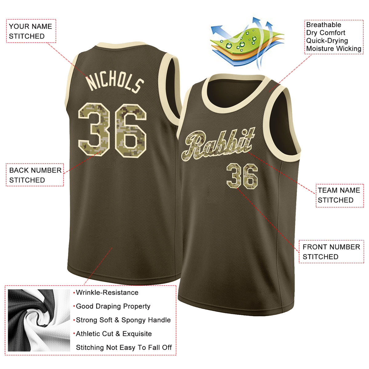 Sale Build Royal Basketball Cream Rib-Knit Jersey Hunter Green –  CustomJerseysPro