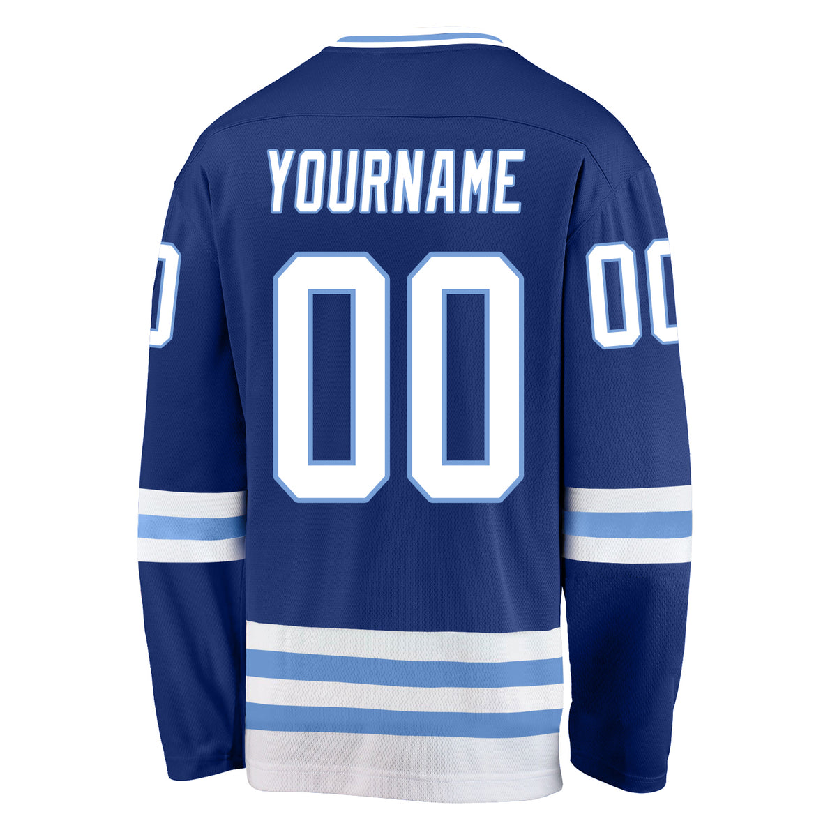 Cheap Custom Royal White-Light Blue Hockey Jersey Free Shipping –  CustomJerseysPro