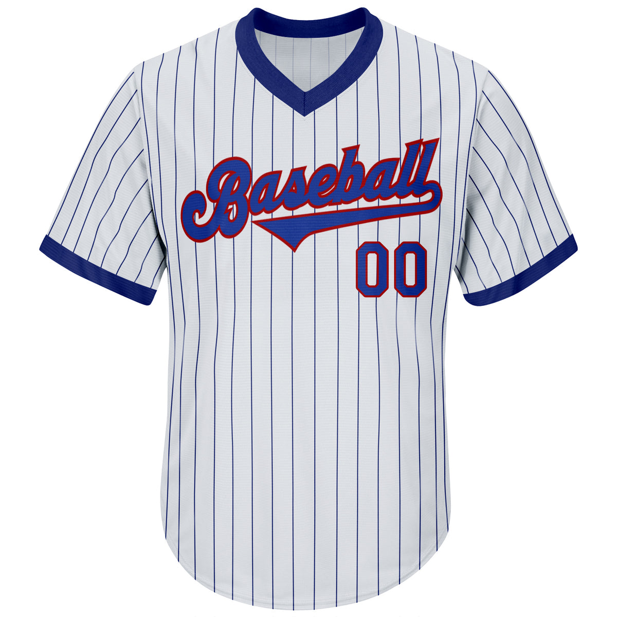 Sale Build Red Baseball Authentic White Royal Strip Throwback