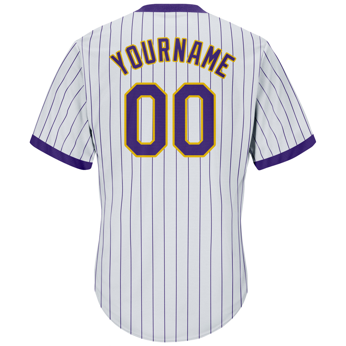 Sale Build Gray Baseball Authentic White Purple Strip Jersey Black –  CustomJerseysPro