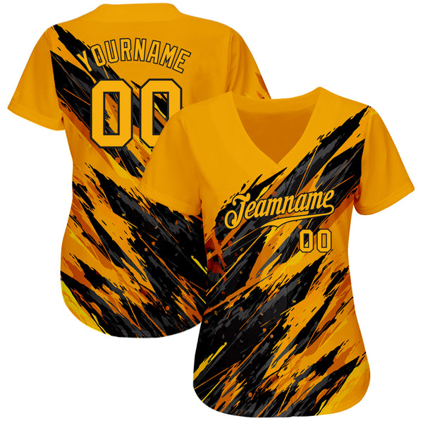 Cheap Custom Yellow Red-Black Authentic Baseball Jersey Free Shipping –  CustomJerseysPro