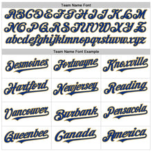 Charger l&#39;image dans la galerie, Custom White Royal-Old Gold Line Authentic Baseball Jersey
