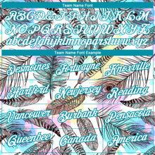 Загрузить изображение в средство просмотра галереи, Custom White Teal 3D Pattern Design Feathers Performance T-Shirt
