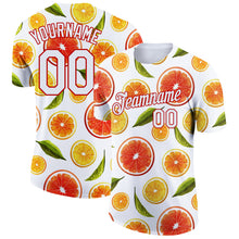 Laden Sie das Bild in den Galerie-Viewer, Custom White Red 3D Pattern Design Summer Holiday Fruit Performance T-Shirt
