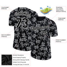 Load image into Gallery viewer, Custom Black White 3D Pattern Design Tiger Performance T-Shirt
