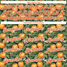 Загрузить изображение в средство просмотра галереи, Custom Green Orange-White 3D Pattern Design Orange Citrus Fruit Performance T-Shirt
