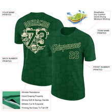 Load image into Gallery viewer, Custom Green City Cream 3D Pattern Design Oktoberfest Beer Festival Performance T-Shirt
