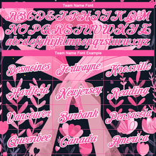 Charger l&#39;image dans la galerie, Custom Black Pink-White 3D Pink Ribbon Breast Cancer Performance T-Shirt
