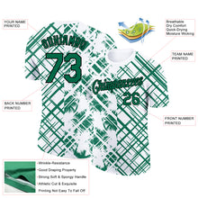 Загрузить изображение в средство просмотра галереи, Custom White Kelly Green-Black 3D Tropical Hawaii Trees Performance T-Shirt
