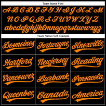 Загрузить изображение в средство просмотра галереи, Custom Black Bay Orange-Brown 3D Pattern Halloween Authentic Baseball Jersey
