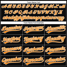 Laden Sie das Bild in den Galerie-Viewer, Custom Black Bay Orange-White 3D Halloween Authentic Baseball Jersey
