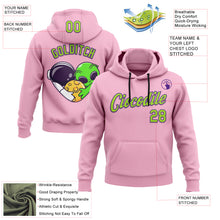 Загрузить изображение в средство просмотра галереи, Custom Stitched Light Pink Neon Green-Purple 3D Halloween Sports Pullover Sweatshirt Hoodie
