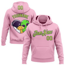 Загрузить изображение в средство просмотра галереи, Custom Stitched Light Pink Neon Green-Purple 3D Halloween Sports Pullover Sweatshirt Hoodie
