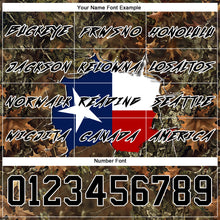 Загрузить изображение в средство просмотра галереи, Custom Stitched Camo Black-White 3D Texas Flag And Hunting Sports Pullover Sweatshirt Hoodie
