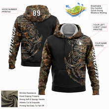 Charger l&#39;image dans la galerie, Custom Stitched Camo White-Black 3D Wild Boar Hunting Sports Pullover Sweatshirt Hoodie
