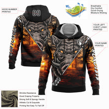 Загрузить изображение в средство просмотра галереи, Custom Stitched Black White 3D Wild Boar Arrow Hunting Sports Pullover Sweatshirt Hoodie
