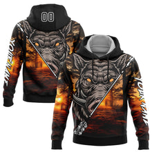 Загрузить изображение в средство просмотра галереи, Custom Stitched Black White 3D Wild Boar Arrow Hunting Sports Pullover Sweatshirt Hoodie
