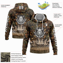 Загрузить изображение в средство просмотра галереи, Custom Stitched Camo White-Black 3D Wild Boar Hunting Sports Pullover Sweatshirt Hoodie
