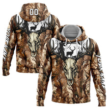 Charger l&#39;image dans la galerie, Custom Stitched Camo White-Black 3D Gun Hunter Deer Hunting Sports Pullover Sweatshirt Hoodie
