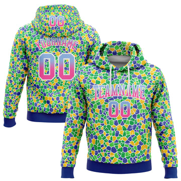 Custom Hoodies 3D Pattern Cheap Design Team Embroidery Hoodies 3D Pattern Fast Shipping 2024 Tagged AKA CustomJerseysPro