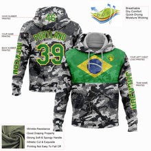 Laden Sie das Bild in den Galerie-Viewer, Custom Stitched Camo Grass Green-Yellow 3D Brasil Brazilian Flag Sports Pullover Sweatshirt Salute To Service Hoodie
