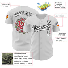 Загрузить изображение в средство просмотра галереи, Custom White Black 3D Love Valentine&#39;s Day Authentic Baseball Jersey
