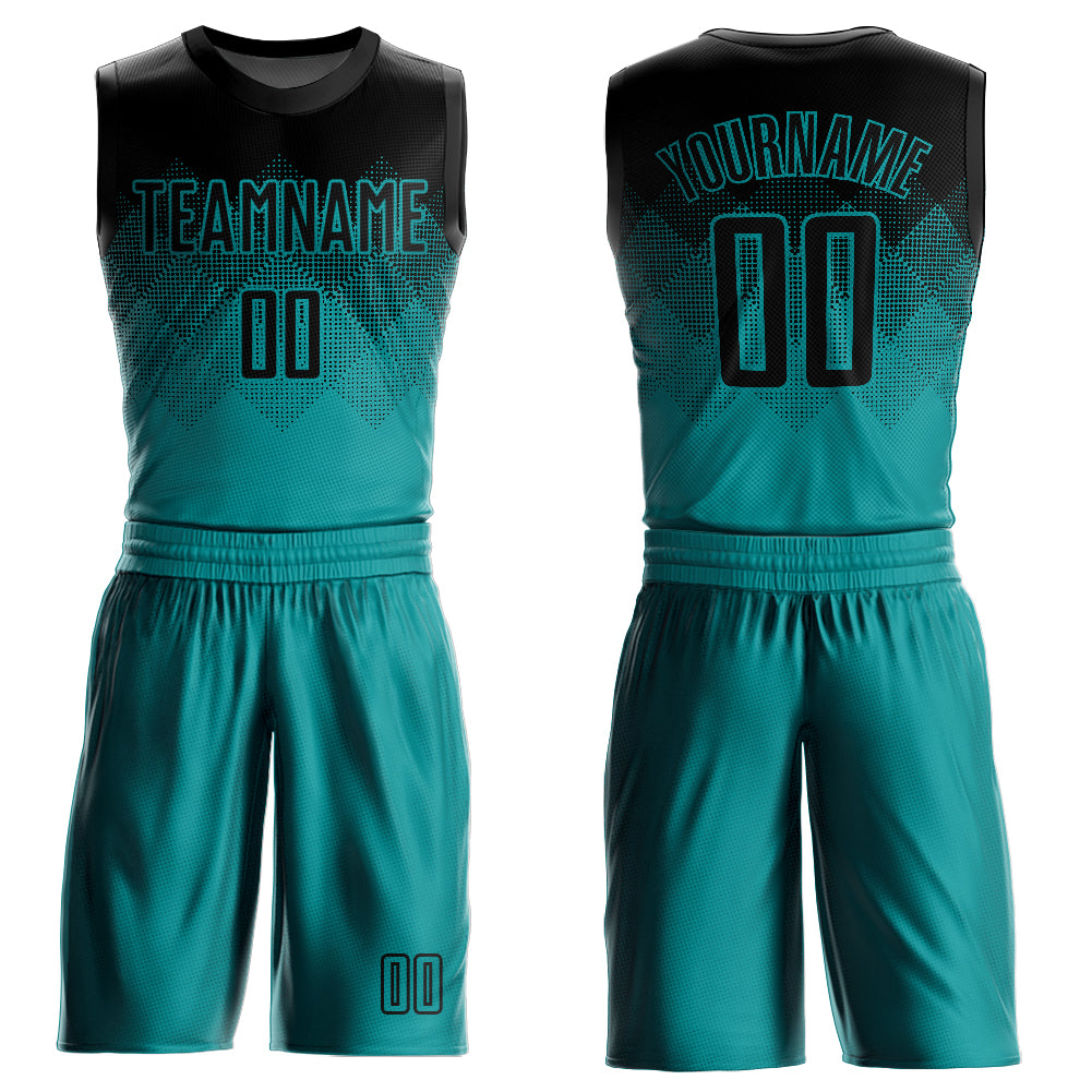 Blue and green basketball 2024 jersey