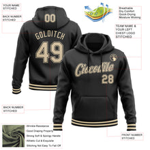 Загрузить изображение в средство просмотра галереи, Custom Stitched Black Cream Sports Pullover Sweatshirt Hoodie
