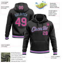 Загрузить изображение в средство просмотра галереи, Custom Stitched Black Pink-Light Blue Sports Pullover Sweatshirt Hoodie
