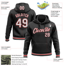 Загрузить изображение в средство просмотра галереи, Custom Stitched Black White-Red Sports Pullover Sweatshirt Hoodie
