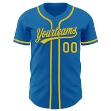 Charger l&#39;image dans la galerie, Custom Blue Yellow Authentic Baseball Jersey
