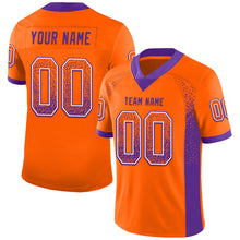 Загрузить изображение в средство просмотра галереи, Custom Orange Purple-White Mesh Drift Fashion Football Jersey
