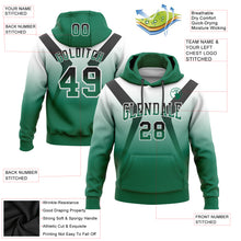 Загрузить изображение в средство просмотра галереи, Custom Stitched White Black-Kelly Green Fade Fashion Arrow Sports Pullover Sweatshirt Hoodie
