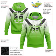 Загрузить изображение в средство просмотра галереи, Custom Stitched White Black-Aurora Green Fade Fashion Arrow Sports Pullover Sweatshirt Hoodie
