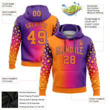 Загрузить изображение в средство просмотра галереи, Custom Stitched Purple Bay Orange-Hot Pink Gradient Fashion Star Sports Pullover Sweatshirt Hoodie
