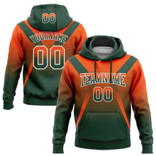 Charger l&#39;image dans la galerie, Custom Stitched Orange Green-White Fade Fashion Arrow Sports Pullover Sweatshirt Hoodie
