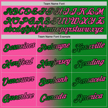 Загрузить изображение в средство просмотра галереи, Custom Grass Green Pink-Black Gradient Fashion Performance T-Shirt
