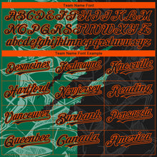 Charger l&#39;image dans la galerie, Custom Stitched Graffiti Pattern Black Kelly Green-Orange 3D Scratch Sports Pullover Sweatshirt Hoodie
