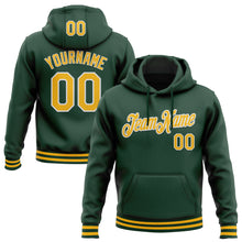 Charger l&#39;image dans la galerie, Custom Stitched Green Gold-White Sports Pullover Sweatshirt Hoodie
