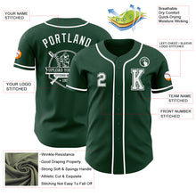 Charger l&#39;image dans la galerie, Custom Green White Authentic Baseball Jersey
