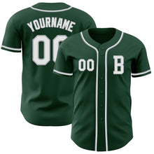 Загрузить изображение в средство просмотра галереи, Custom Green White-Gray Authentic Baseball Jersey
