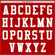 Load image into Gallery viewer, Custom Red White-Gray Bomber Varsity Letterman Zipper Jacket
