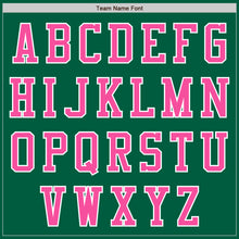 Загрузить изображение в средство просмотра галереи, Custom Kelly Green Pink-White Authentic Baseball Jersey
