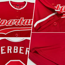 Laden Sie das Bild in den Galerie-Viewer, Custom Red Red-White Authentic Baseball Jersey
